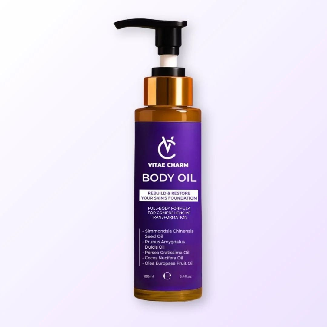 Vitae Charm Body Oil For Cancer Survivors.